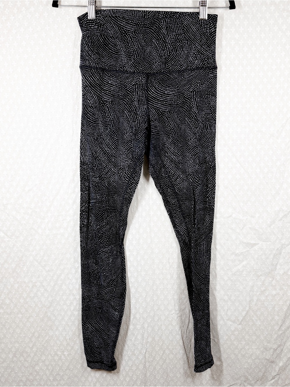 Lululemon Black White Free Spirit Align High Rise Leggings